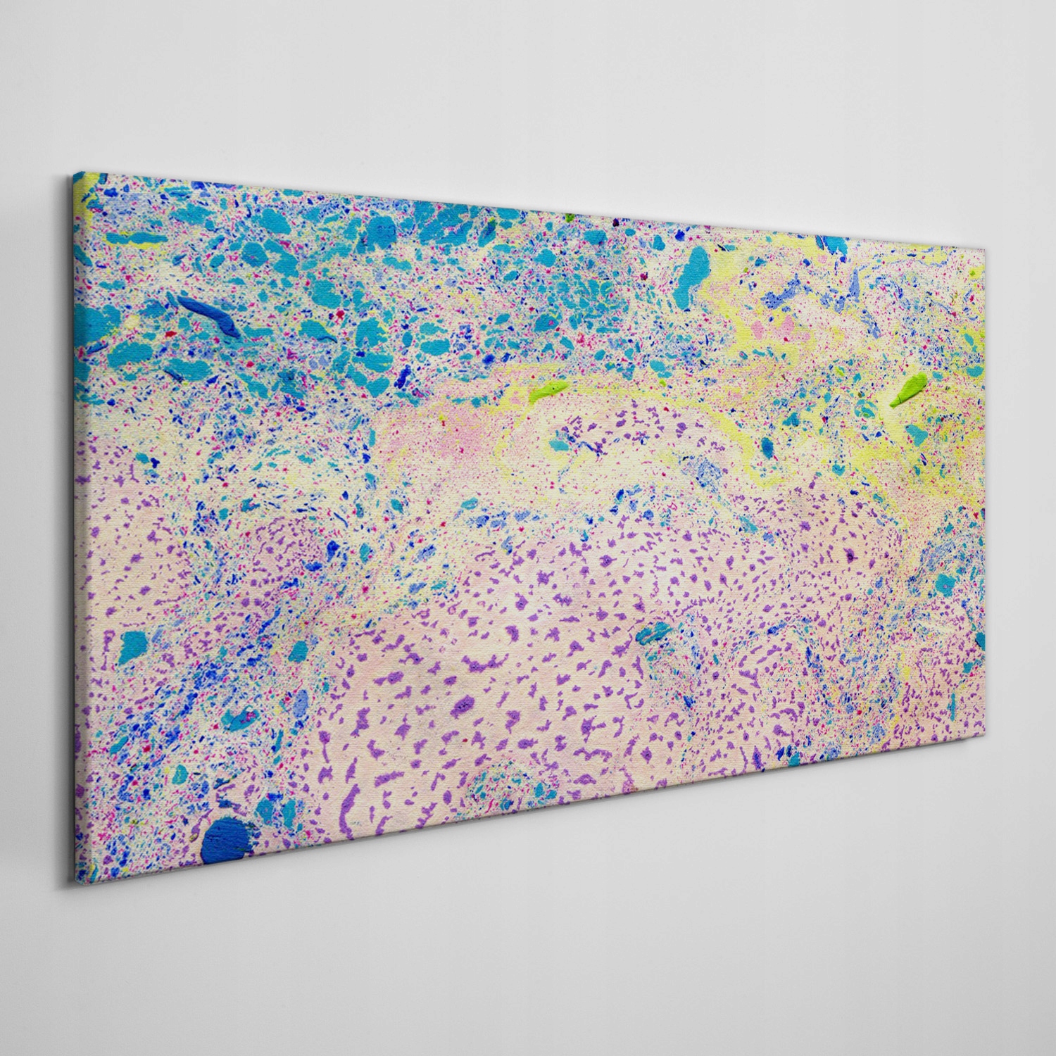 

Obraz na płótnie do salonu Fioletowe plamki 100x50