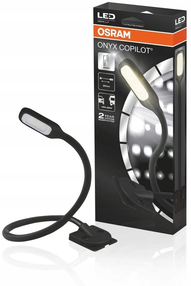 

Lampka Lampa Osram Onyx Copilot L+7 12V/24V 37CM