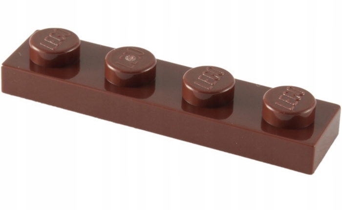 

00103N Lego 3710 6252667 płytka 1x4 c.brązowy 1szt