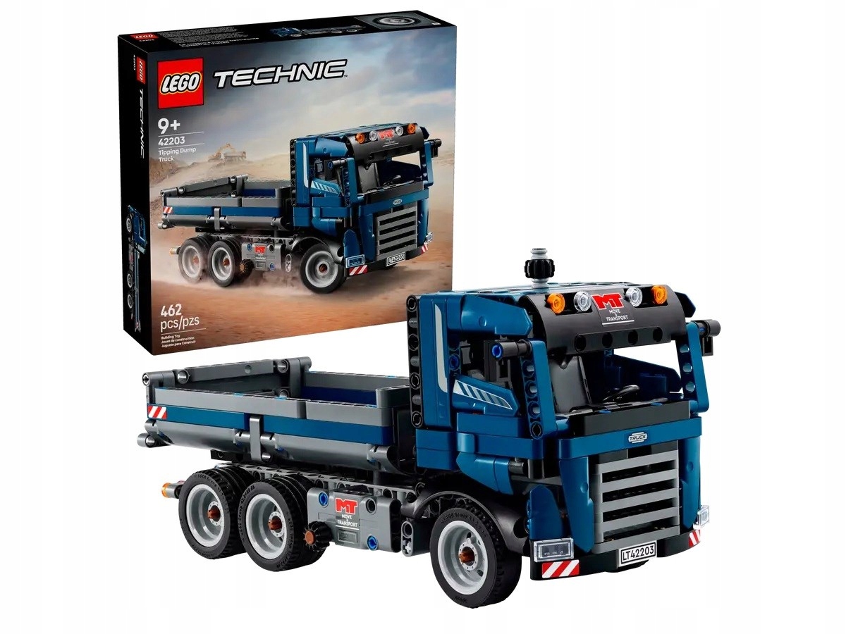 Lego Technic 42203 Sklápěč s naklápěcí převodovkou