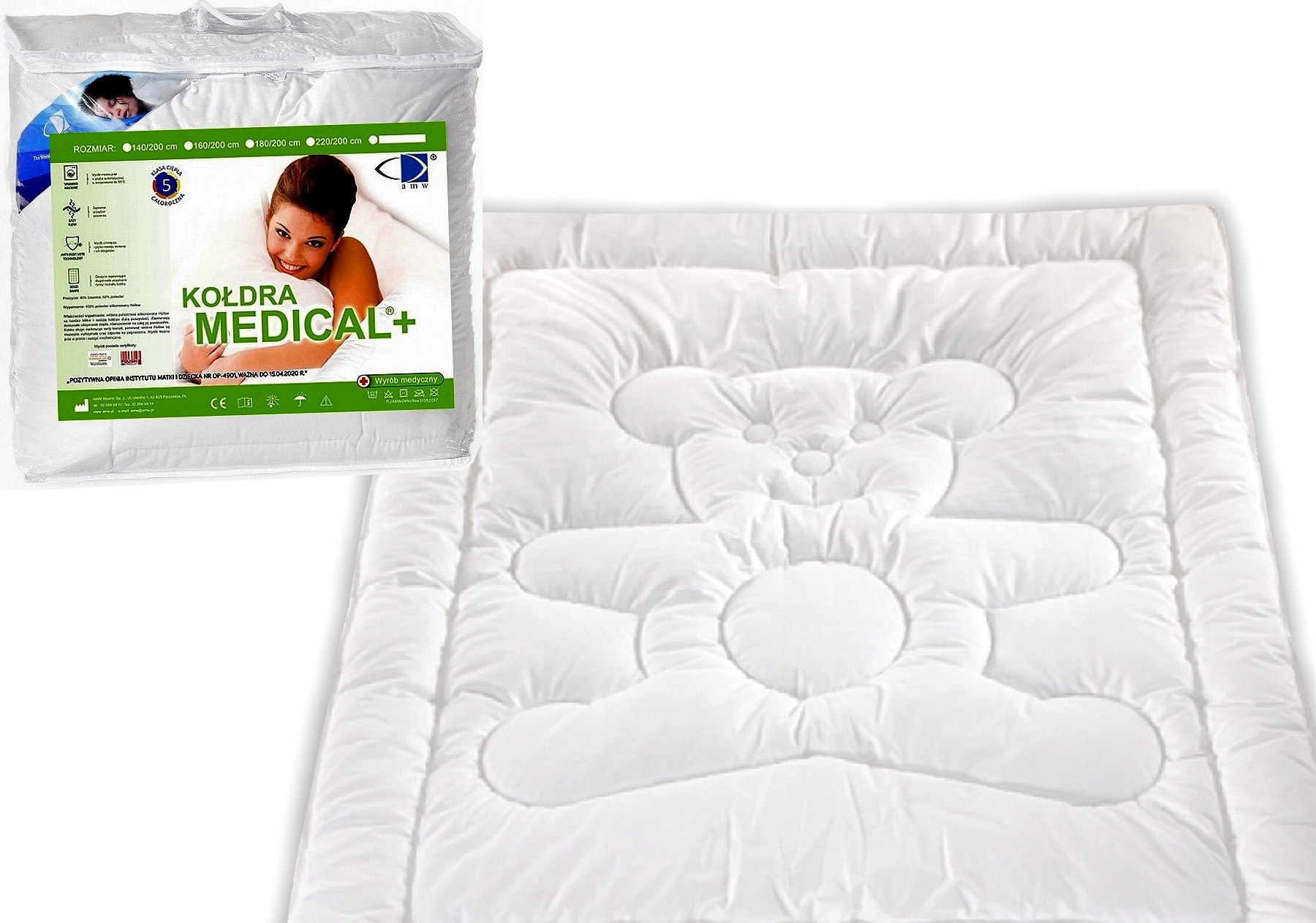 

Polska Kołdra Dziecięca Medical 100X135 Amw