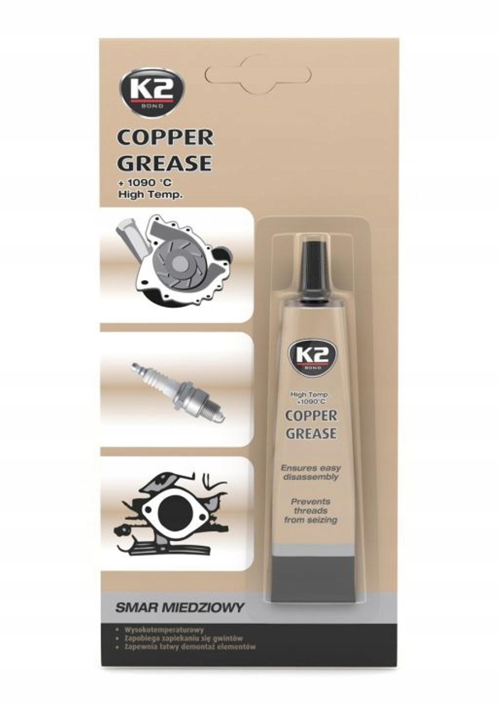 

K2 Cooper Grease Smar Miedziowy Miedziany 20g