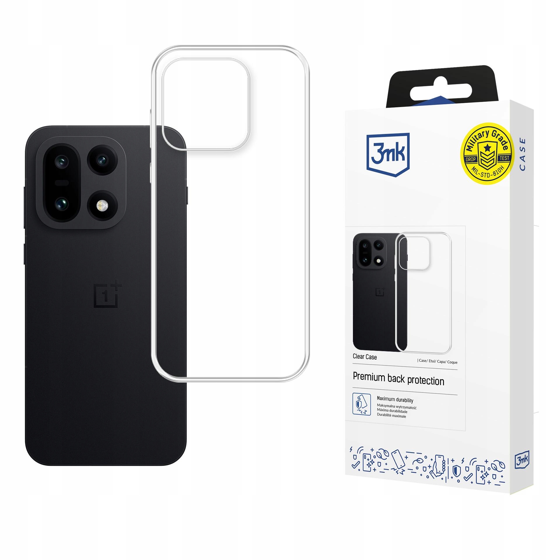 3MK Clear Case Do Oneplus 15 5G Ochronny Pokrowiec Elastyczny Przezroczysty