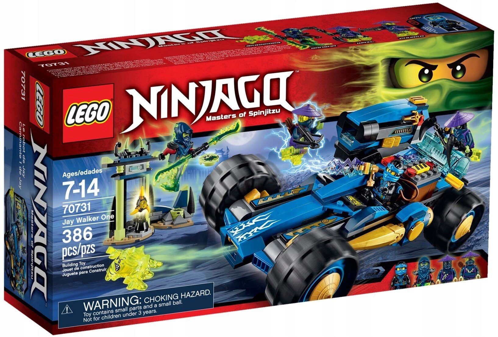 Lego Ninjago Jayovo vozítko 70731 Nové