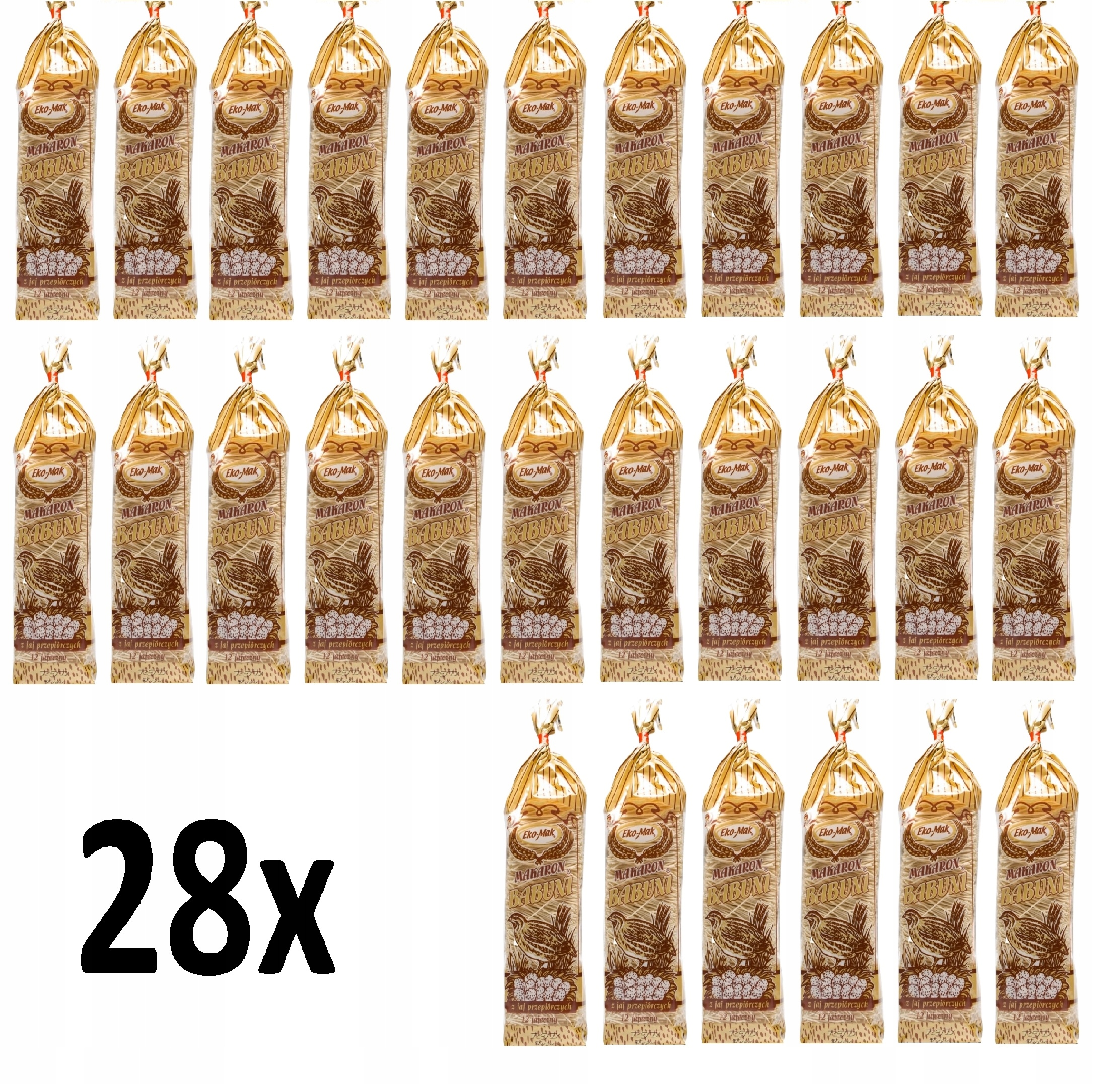 Makaron nitka z 12jaj przepiórczych Karton 28x250g