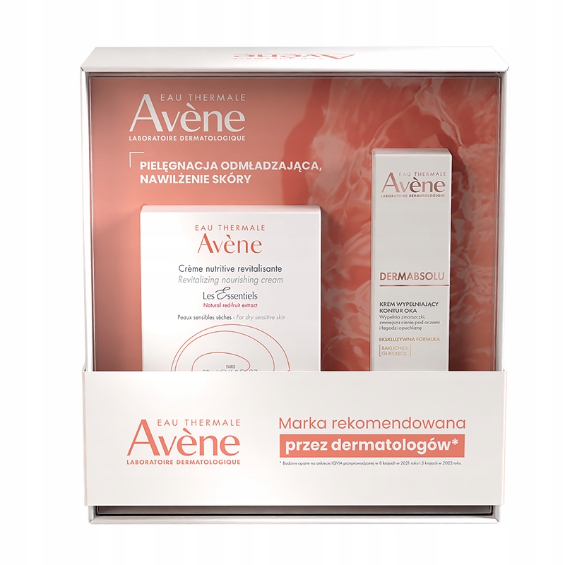 ZESTAW AVENE LES ESSENTIELS KREM 50 ML I DERMABSOLU KREM POD OCZY 15 ml