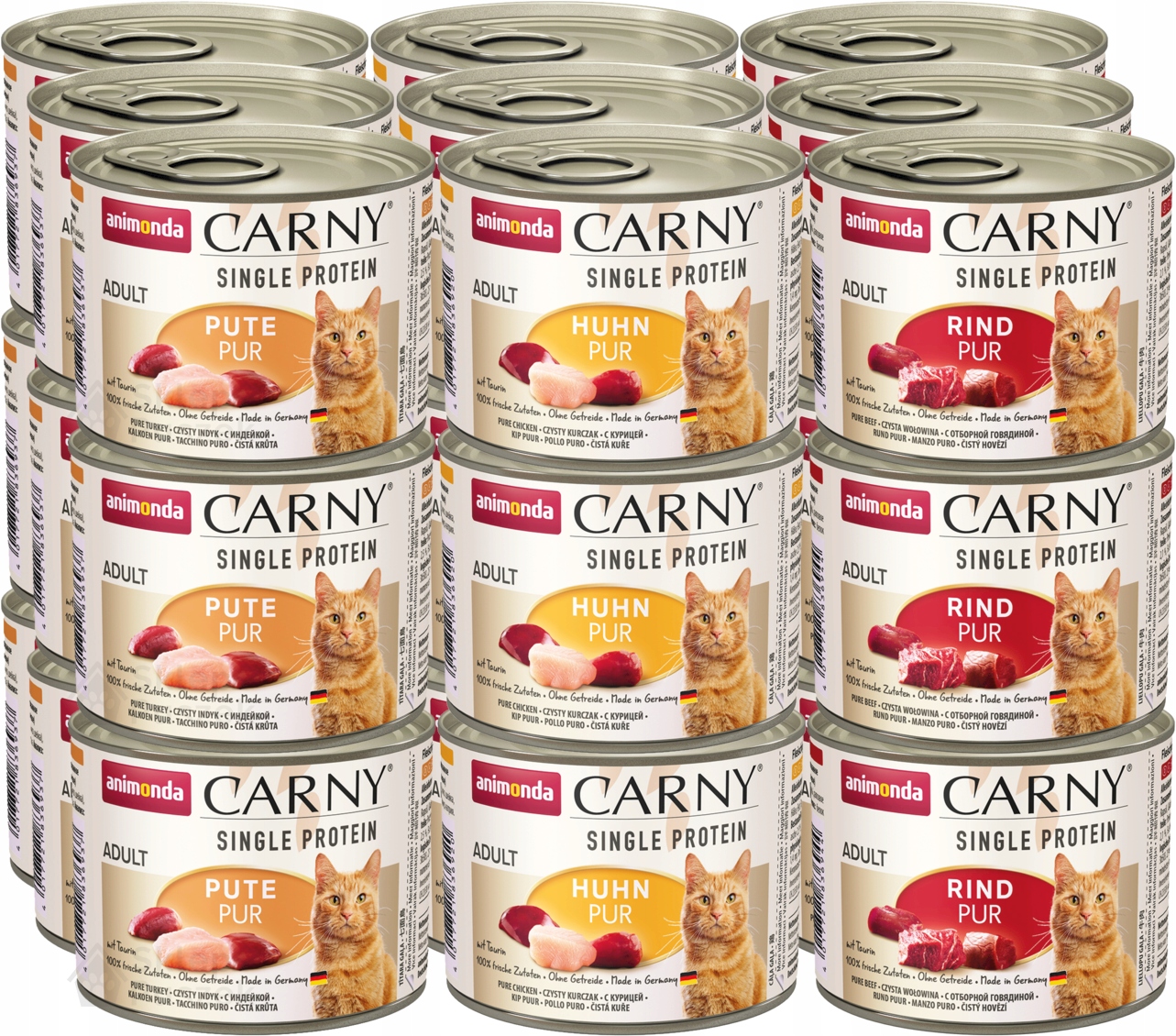 Animonda Carny Single Protein 36x200 g mix chutí