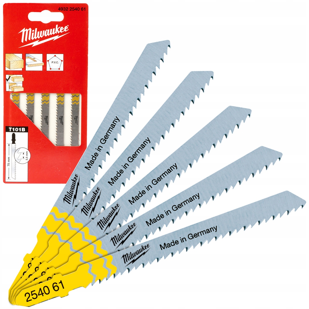 

5x brzeszczot do drewna 75mm T101B Milwaukee