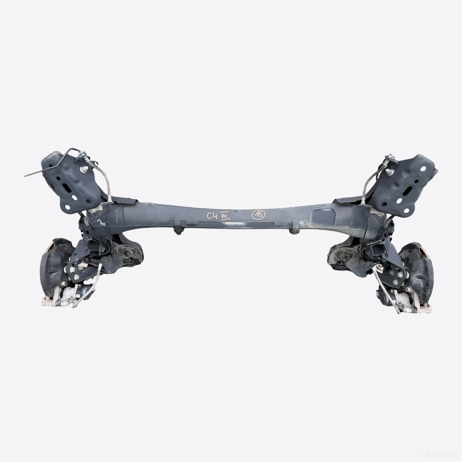 suspension beam axis rear complete calipers CITROEN C4 III