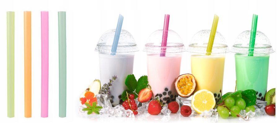 

Słomki Bubble Tea plastik śr.12mm, dł.20cm 200szt