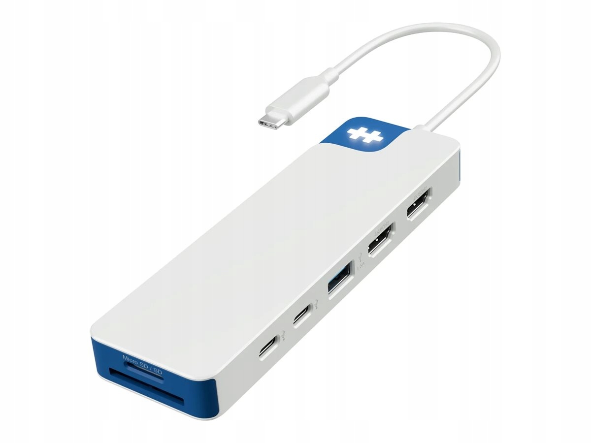 Hyper Hyper Drive Flex 9portový duální 4K HDMI USB-C Hub, modrý | Hyper ...