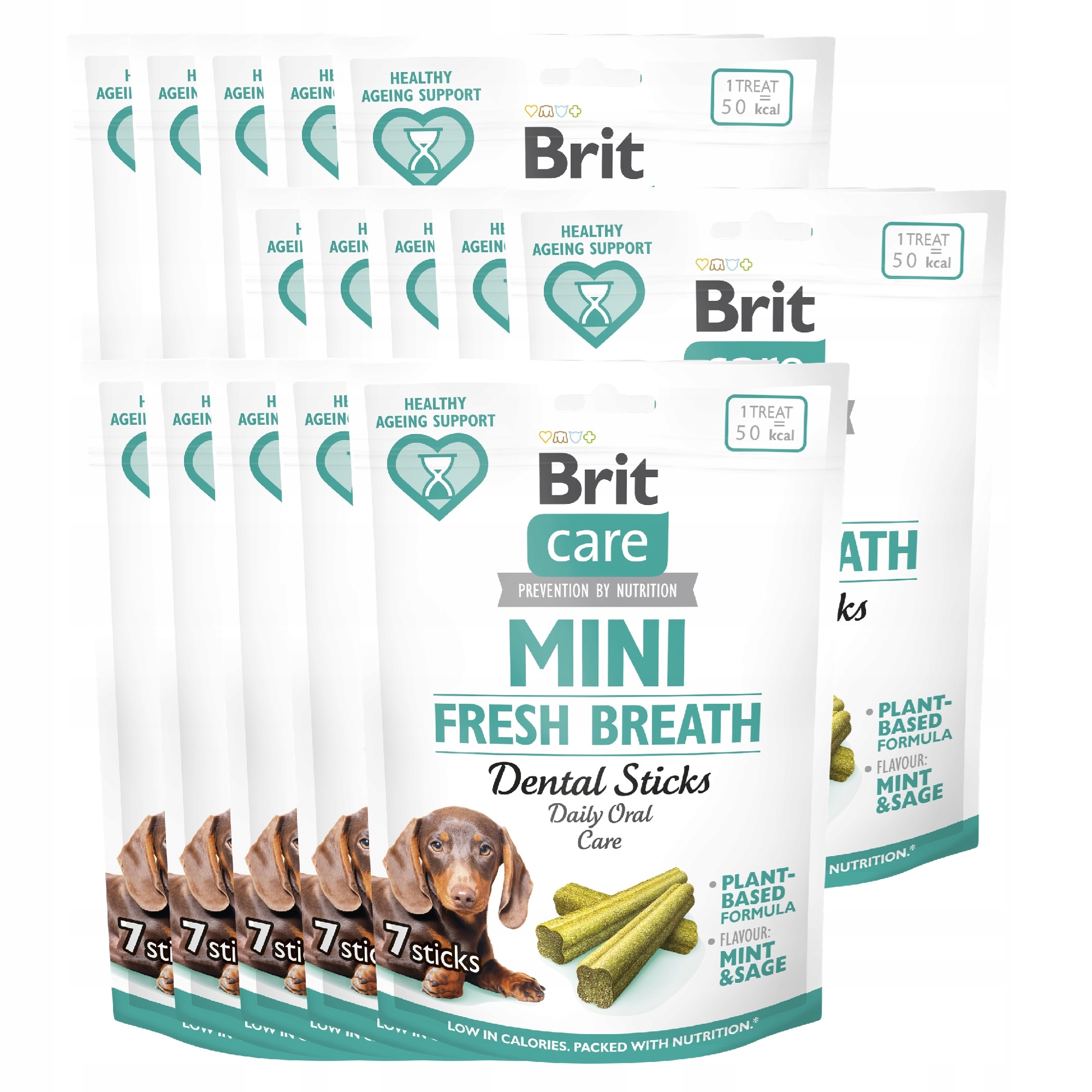 Levně Brit Care Dog Mini Snacks Dental Sticks Fresh Breath Čerstvý dech Svařovací