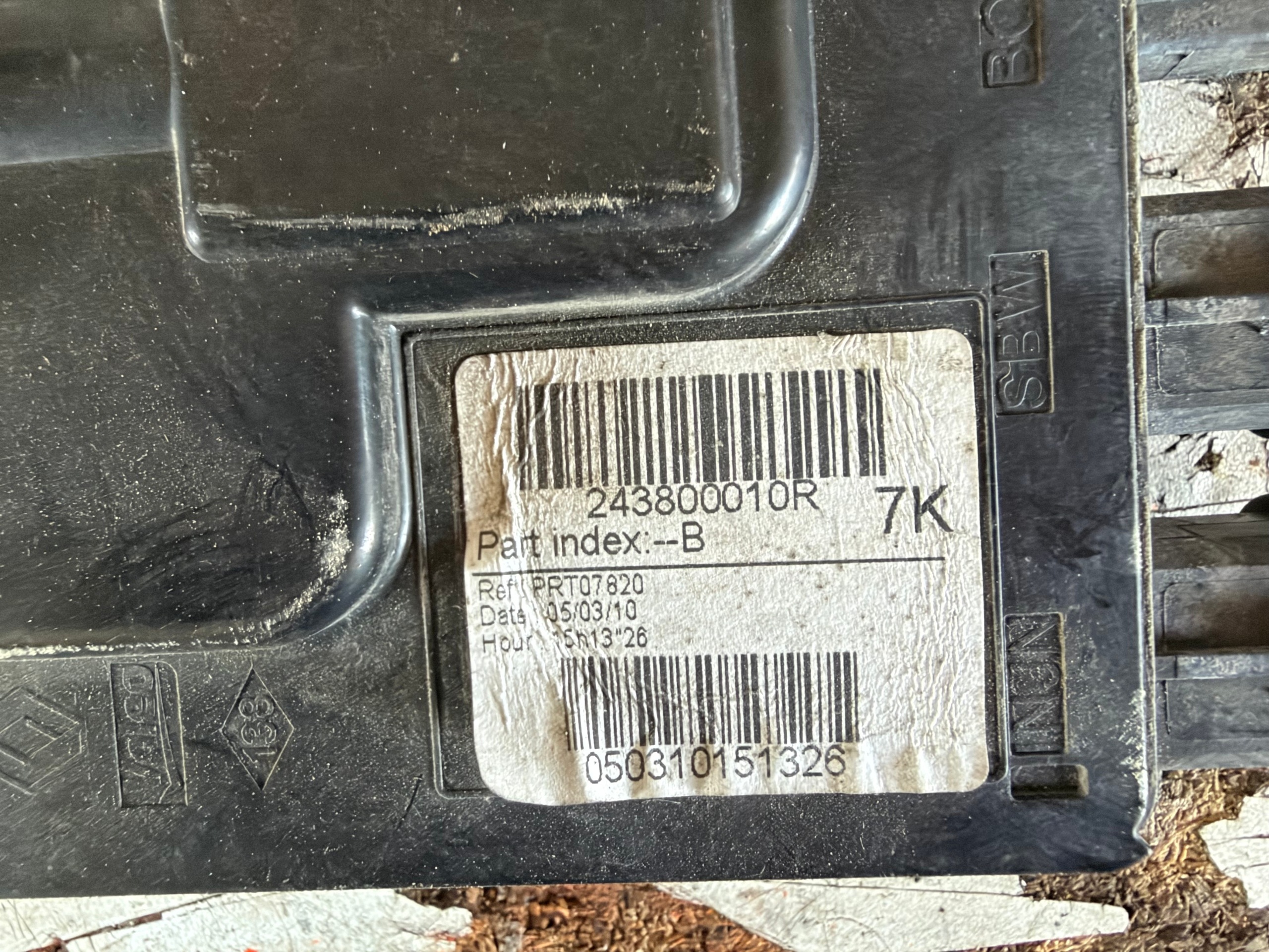 module battery RENAULT MEGANE III 1.4 TCE 243800010R
