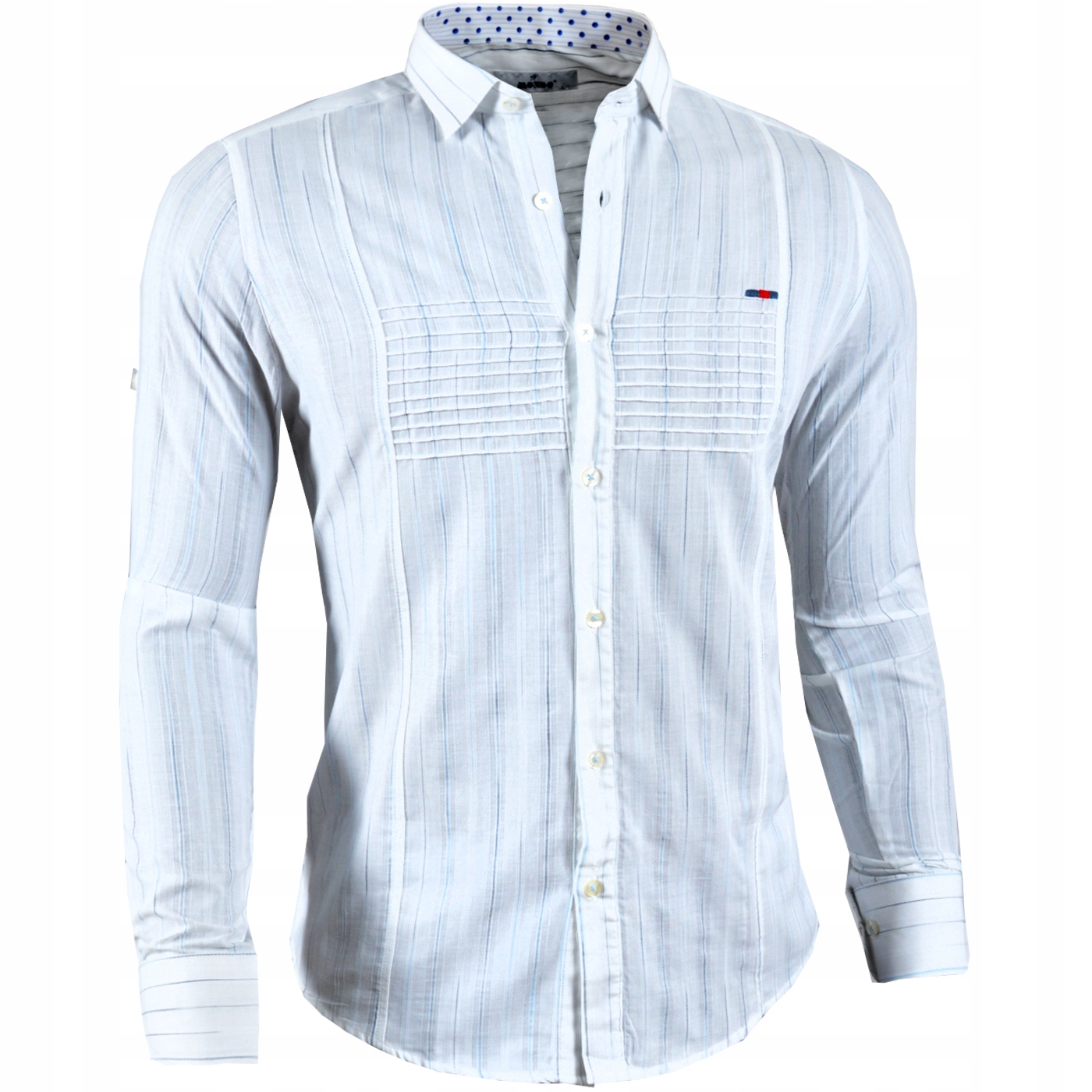 Pánská košile Mondo Limited Žebrovaná Prodyšná Casual Pruhy