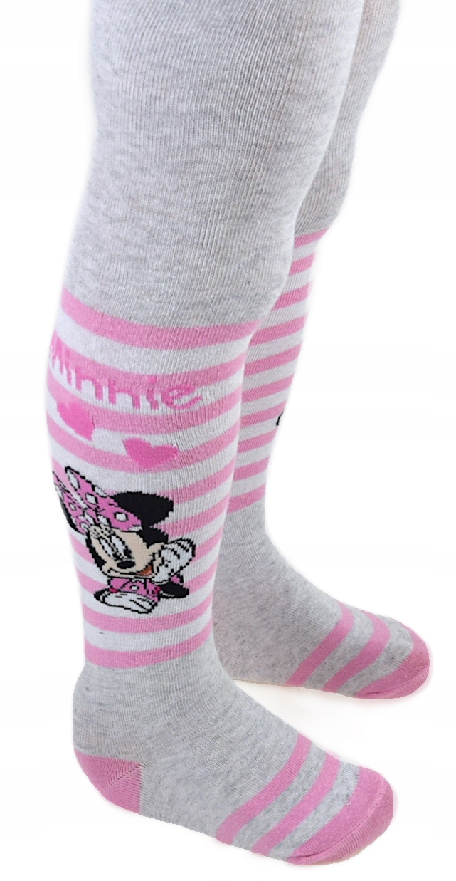 

Rajstopy Rajtuzy Myszka Minnie Daisy Szare 116/122