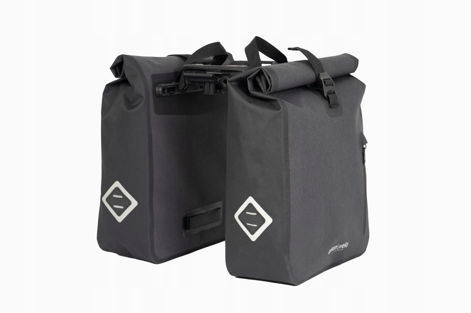 Voděodolná Cyklistická brašna AtranVelo Travel Side Set šedá