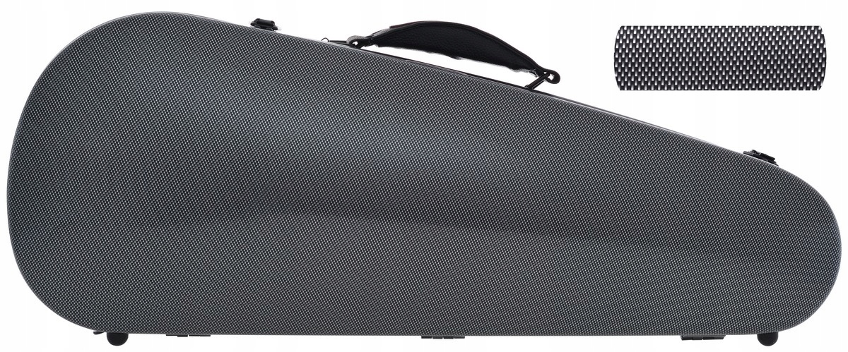 Kompozitní houslové pouzdro pro housle 4/4 Slim Flight M-case Černý bod