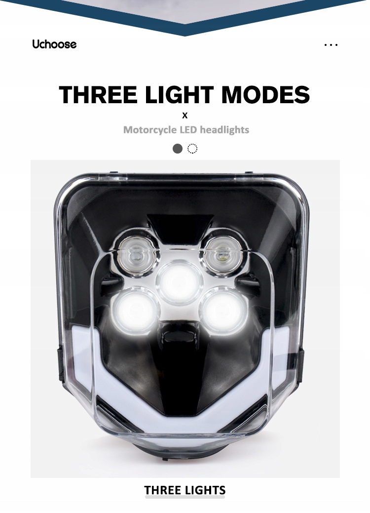 Reflektory motocyklowe KMT Husqvarna Stan opakowania oryginalne