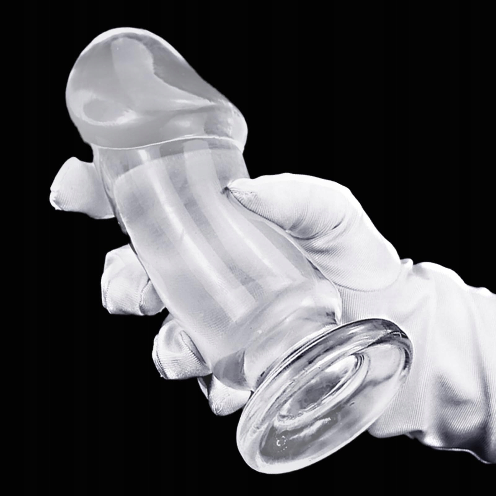 BDSMYOU Przezroczysty Dildo Analny Z Przyssawką Dla Mężczyzn i Kobiet — miniatura 8