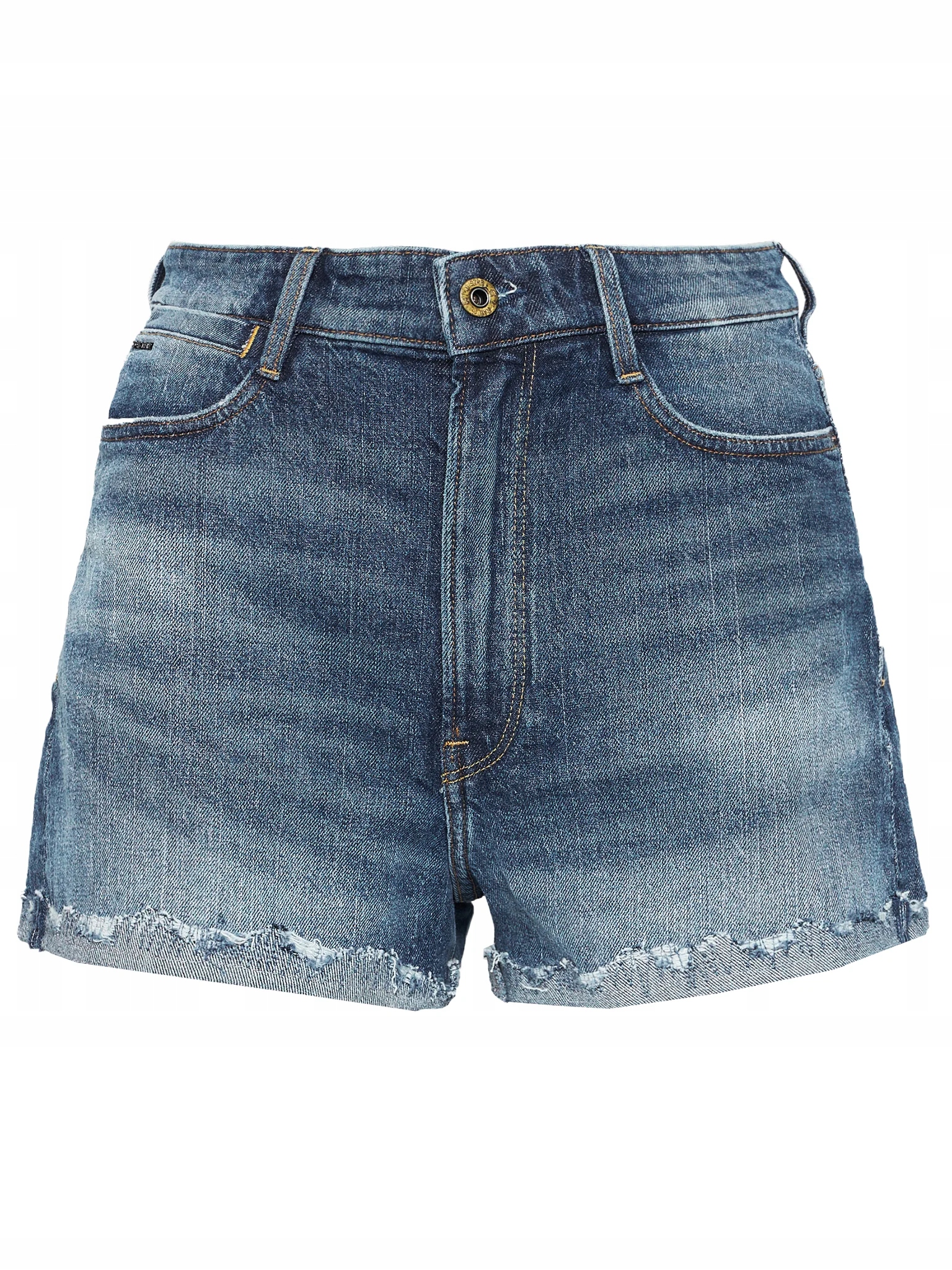 G-Star Raw Džínové šortky Tedie D19143-C529-C289 Modré Regular Fit 26