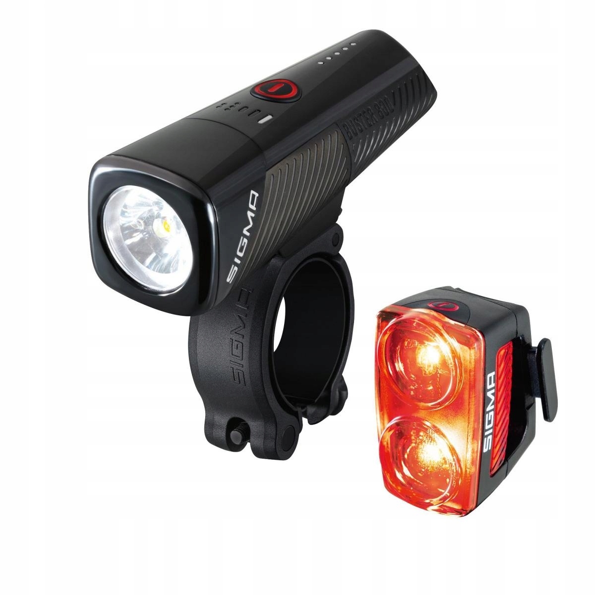 Cyklistické lampy Sigma Buster 800 Buster RL150 sada