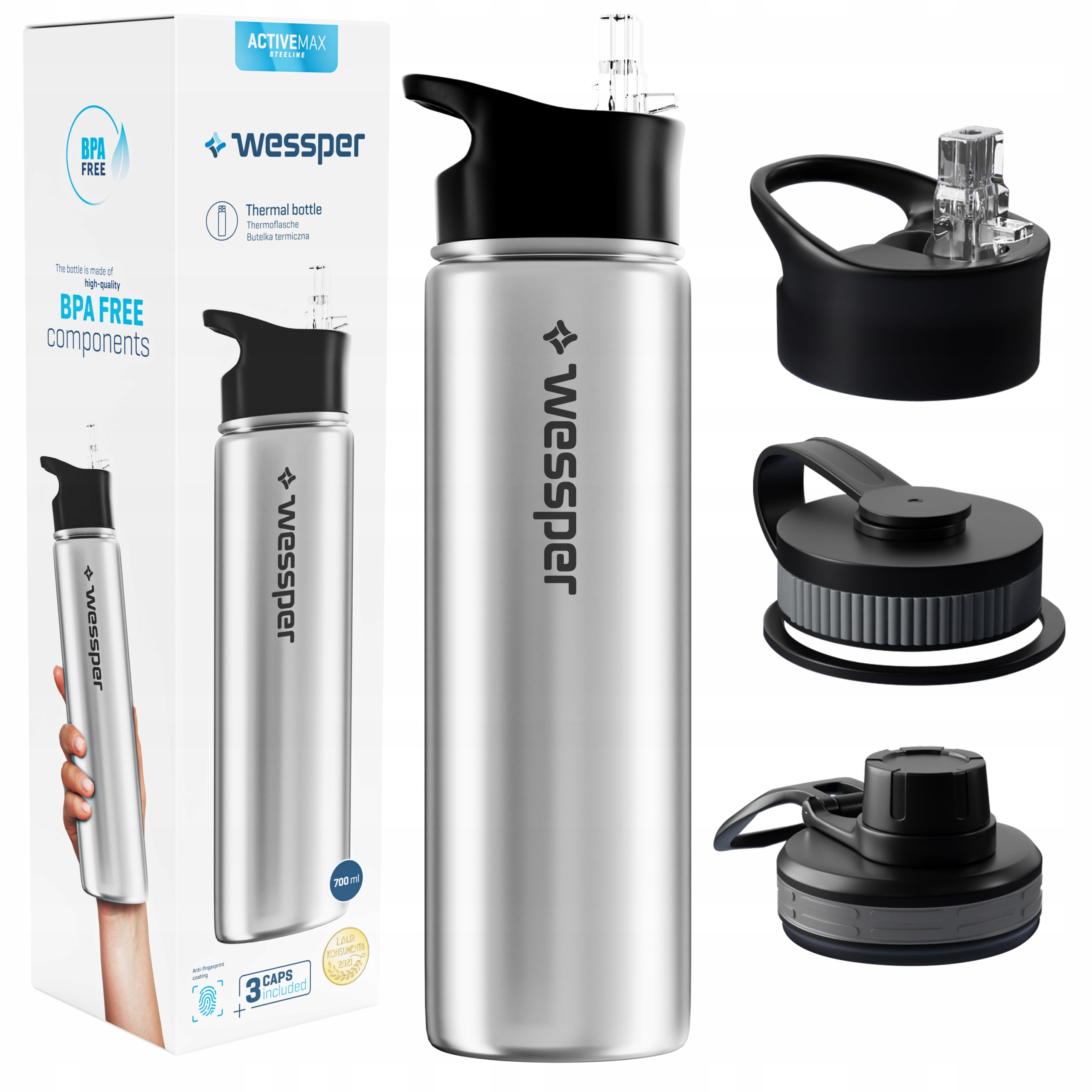 

Wessper Termos Ze Stali Nierdzewnej 700ML Bidon