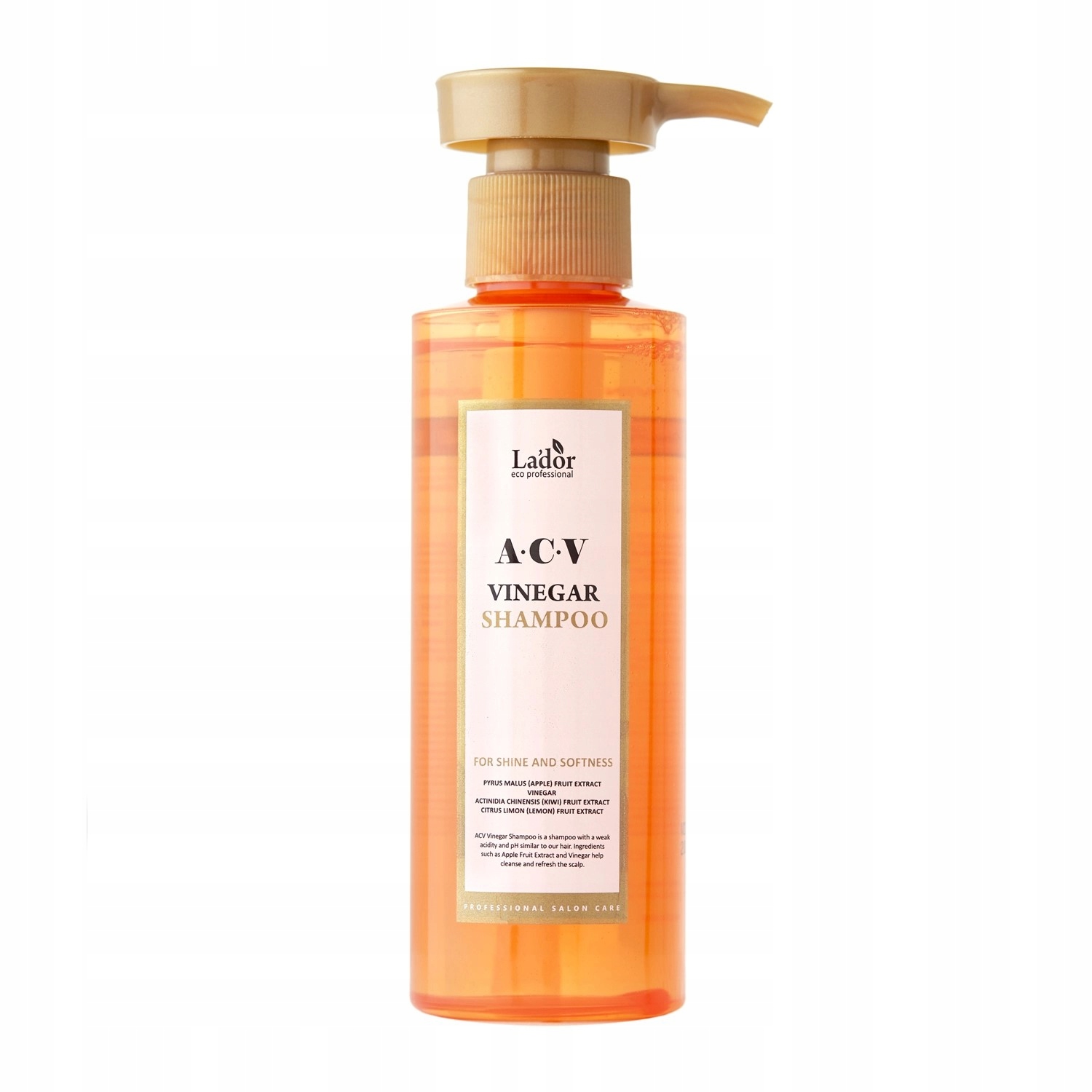 Lador Acv Vinegar Shampoo, 430 ml – Čistící Šampon s jablečným octem