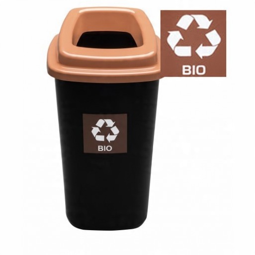 

Brązowy- Bio Sort Bin 28L segregacja Śmietnik Kosz