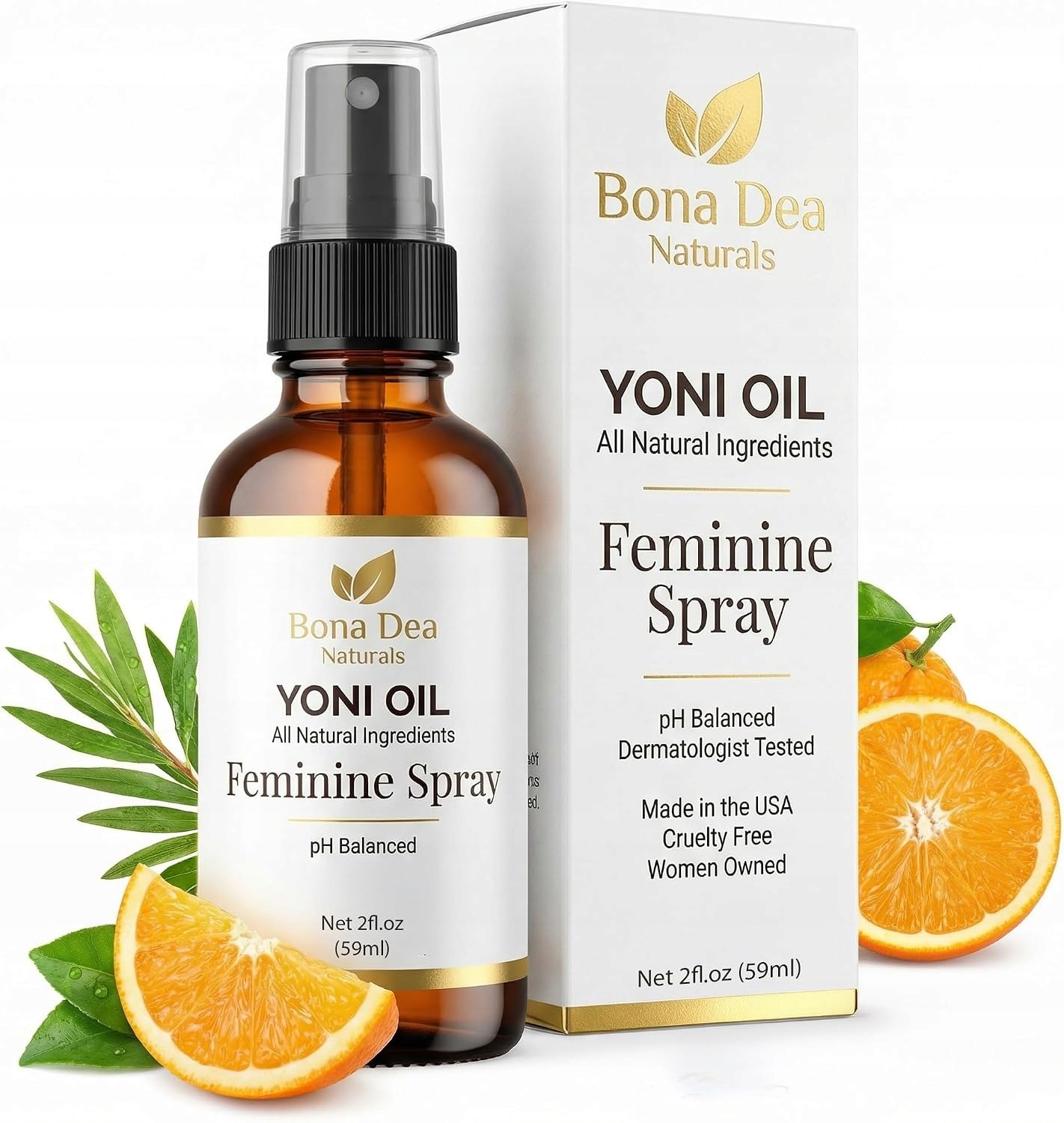 Bona Dea olej sprej intimní deodorant infekce citrus 59 ml