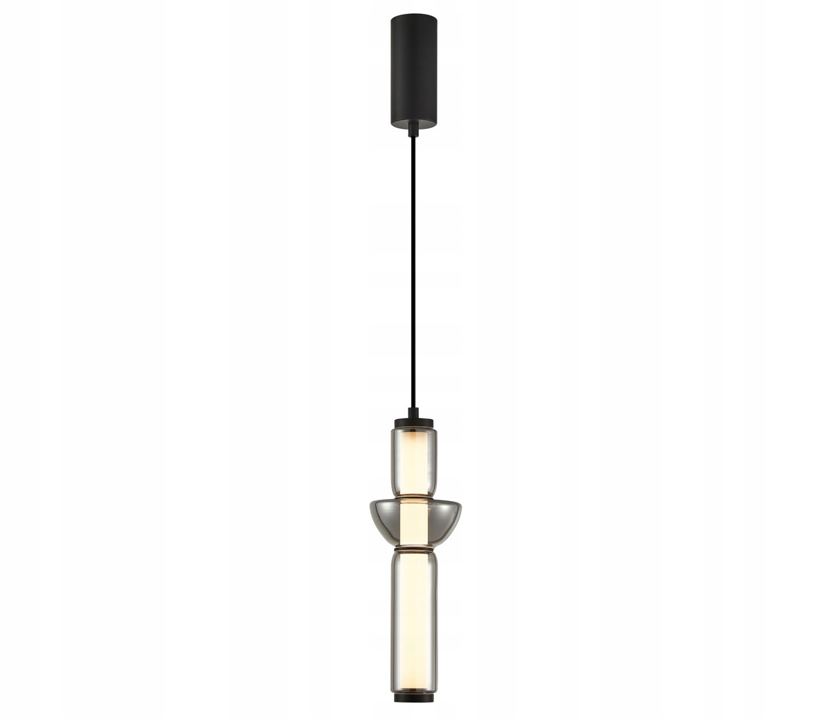 stropní svítidlo Led závěsná černá do ložnice obývacího pokoje Bruni