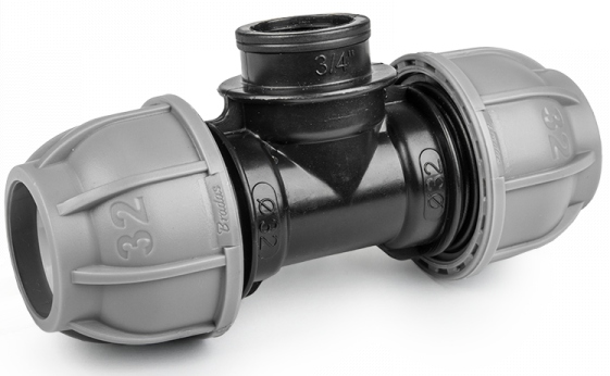 

Trójnik do rur zasilających Pe 32mm Gw 1cal PN10