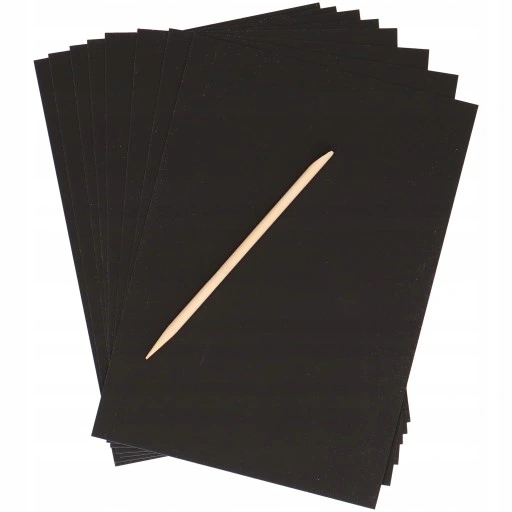 Wydrapywanka A5 GLITTER 40 arkuszy, Magiczny blok zdrapka EAN (GTIN) 8714333008269