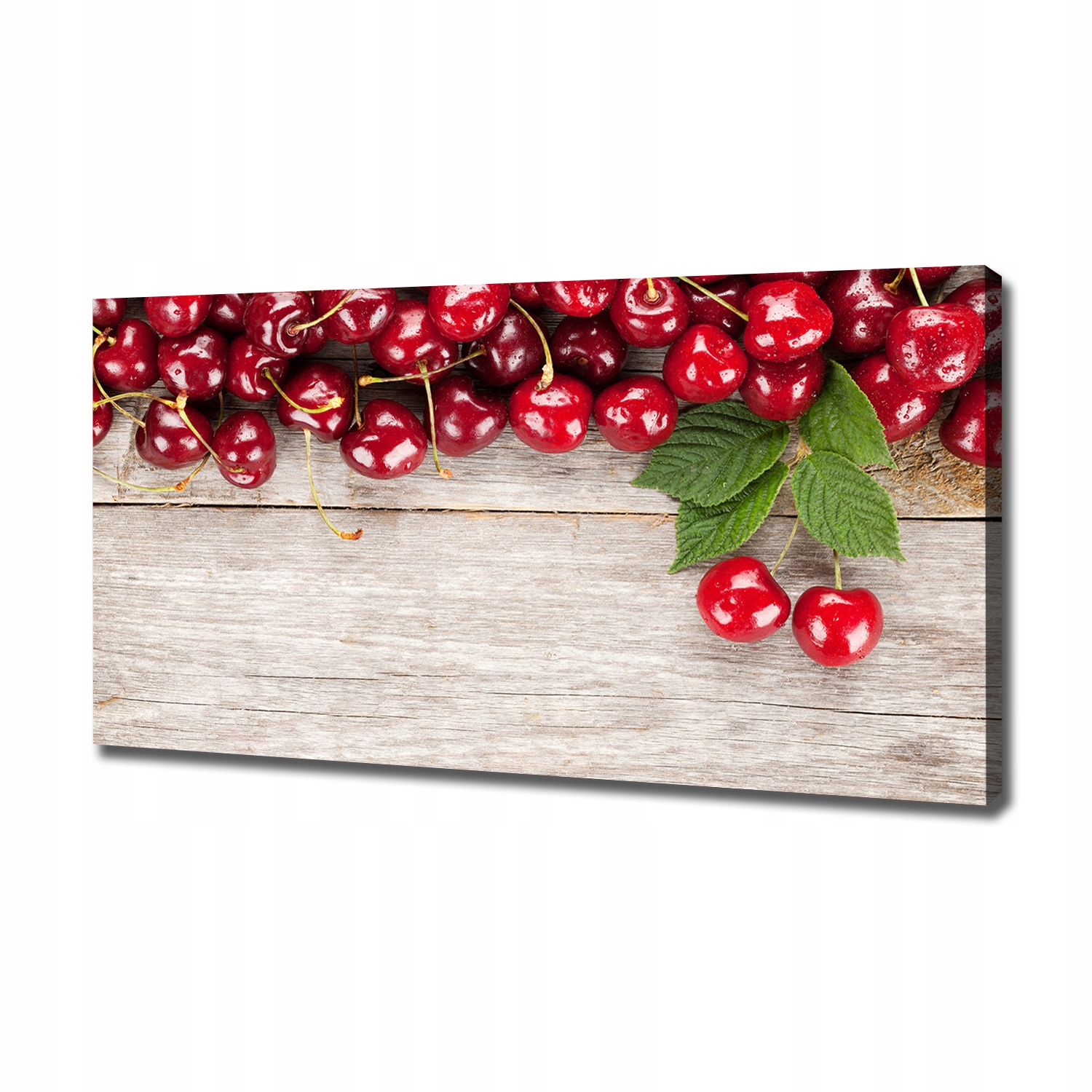 Fotoobraz obraz na plátně Višně na dřevě 120x60 cm