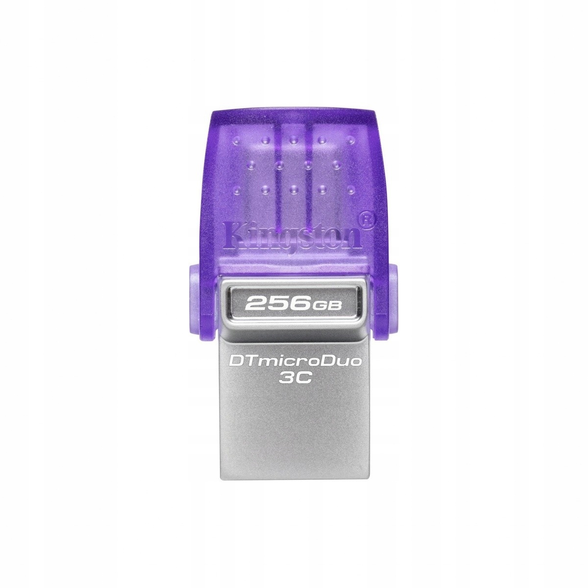 Pendrive Kingston Data Traveler MicroDuo 3C G3 256 Gb Usb 3.1 fialový