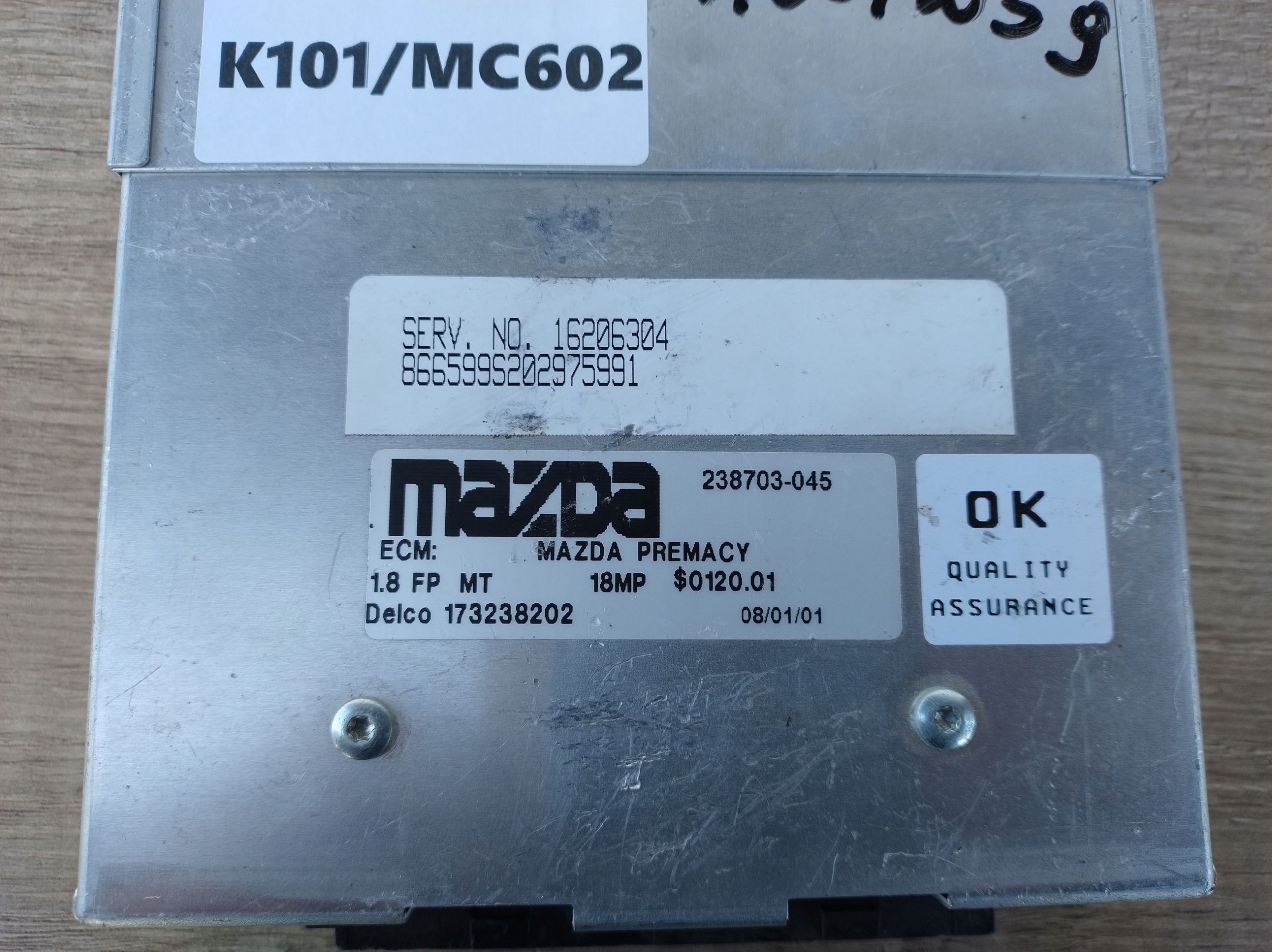 computer of the engine control unit MAZDA 626 XSEDOS 6