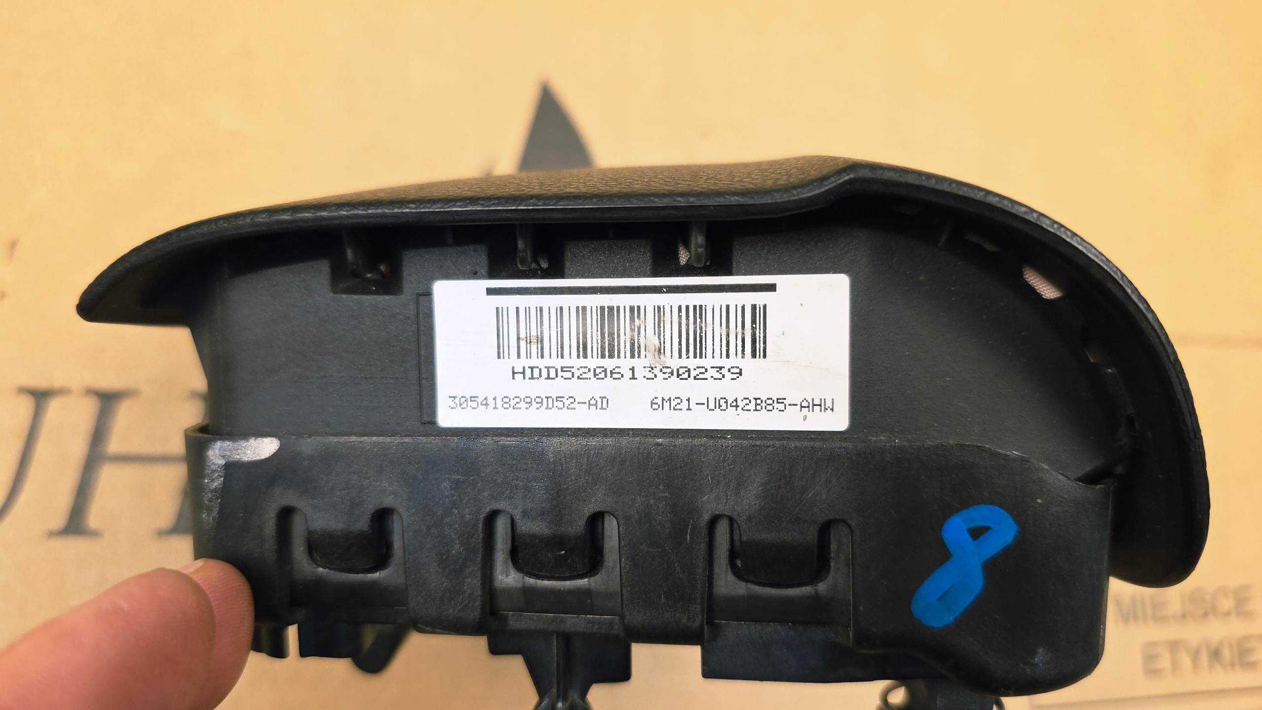 FORD S-MAX MK1 GALAXY MK3 06-10 r подушка безопасности руля подушки 06R