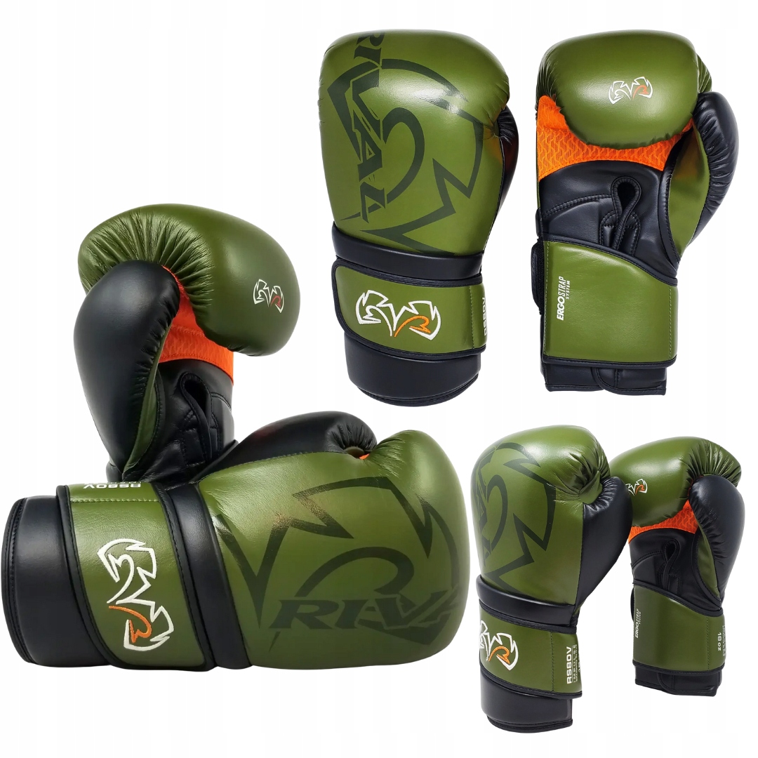 Rękawice bokserskie sparingowe Rival RS80V Impulse Khaki r. 12oz