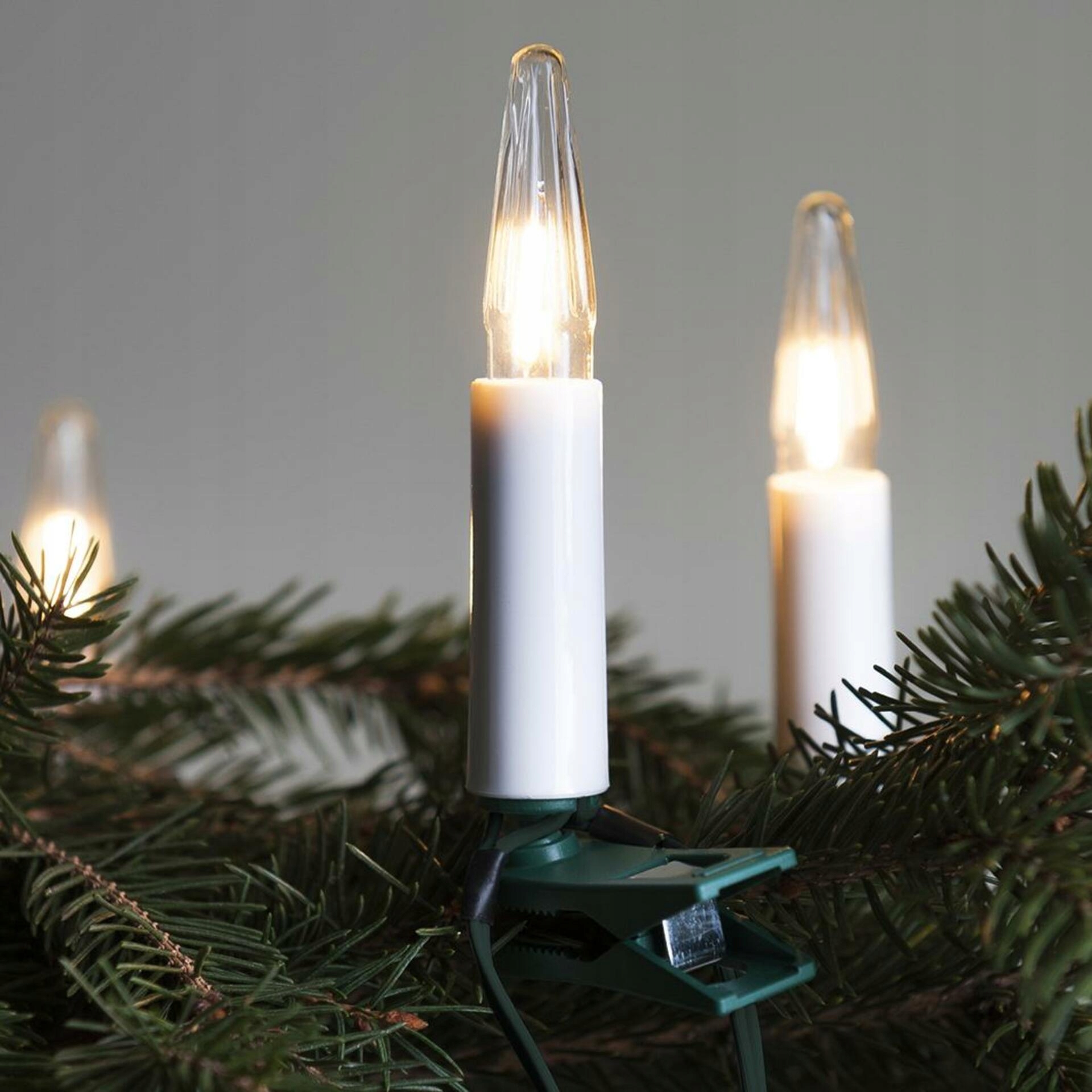 Exihand Predlžovacia súprava Asteria SVP-16 s bielym soklom, 16 čírych Led