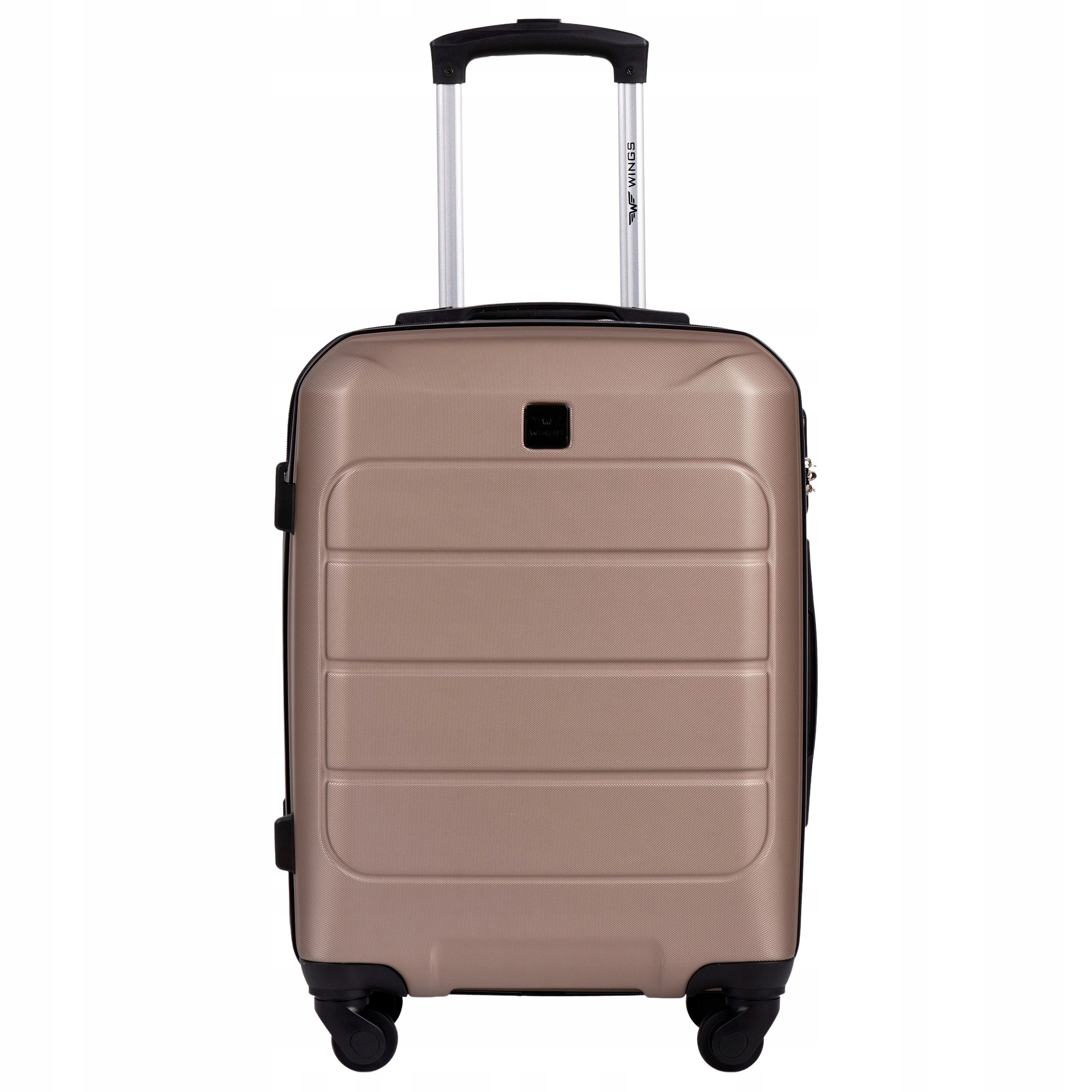 Wings Walizka twarda kabinowa Abs Gannet 38 l szampaństa