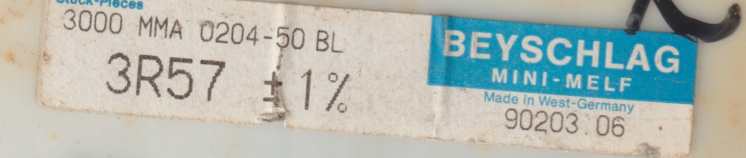 [100szt] 3R57 1% 50ppm rezystor Smd minimelf MMA0204 Beyschlag low noise