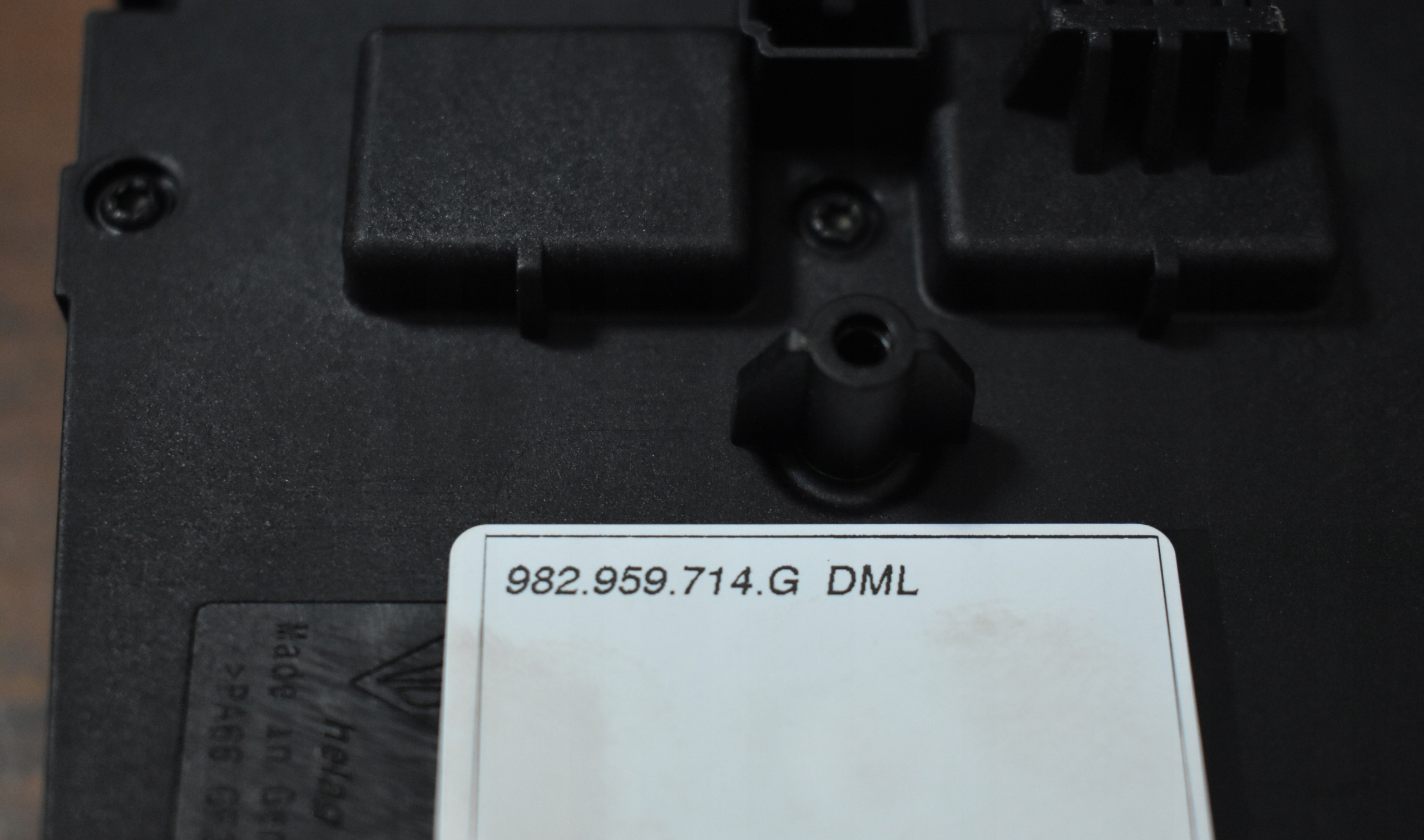 IDEALNY control panel ZAWIESZENIEM PORSCHE 982 718 1 9