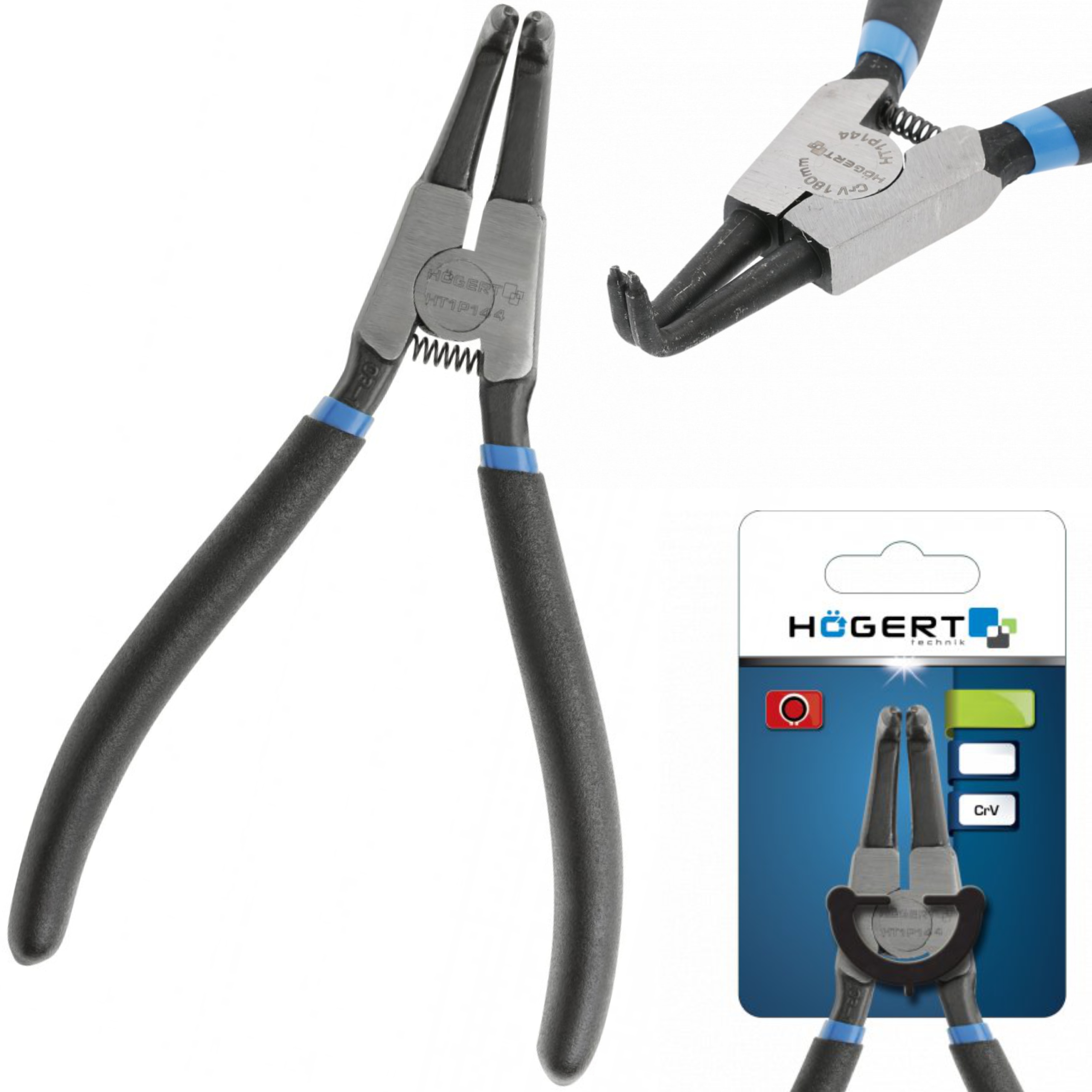 

Hogert HT1P144 Szczypce Do Pierścieni Segera 180MM