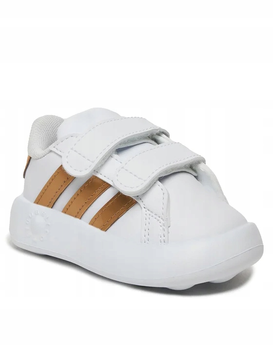 Adidas Buty Sportowe Dziecięce Białe Na Rzepy Grand Court IG6586 R. 26