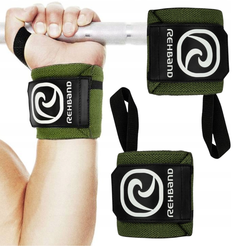 Usztywniacze na nadgarstek Rehband X-rx Zielone owijki 45cm 2 szt.