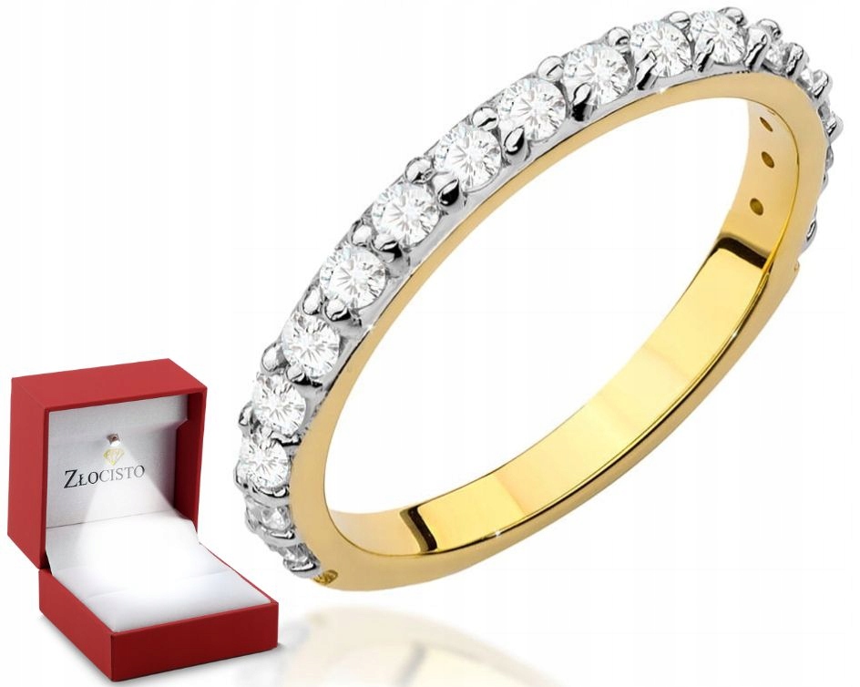 Prstýnek Brilianty 0,34 ct 585 Gravírování Bonus