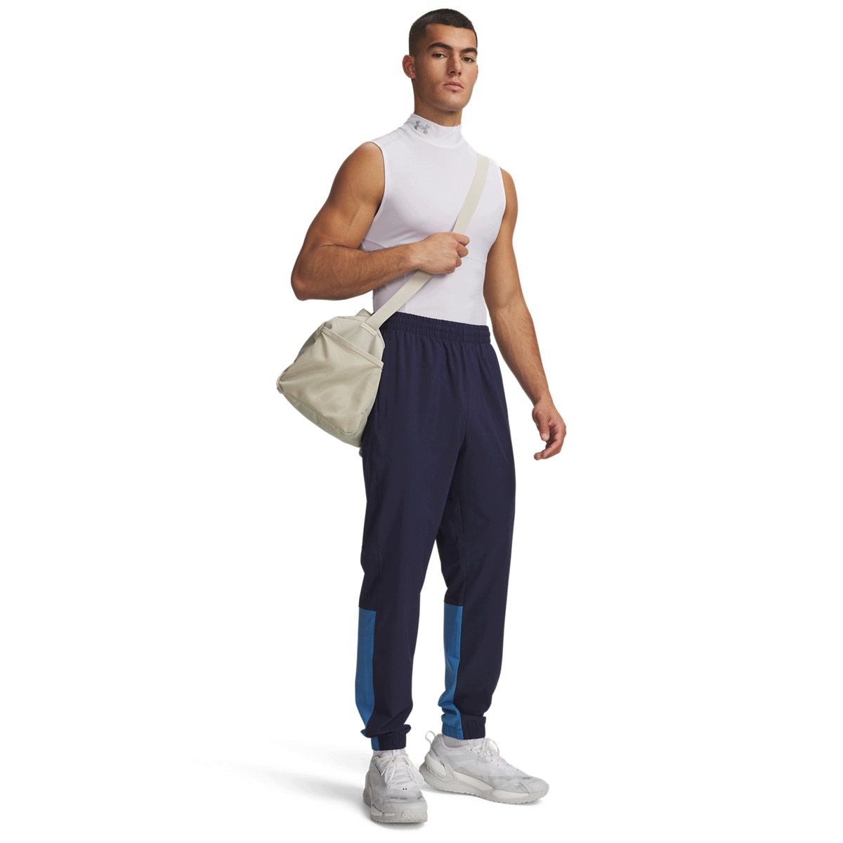Męskie spodnie treningowe Under Armour Tech Utility Woven Pant Granatowy M