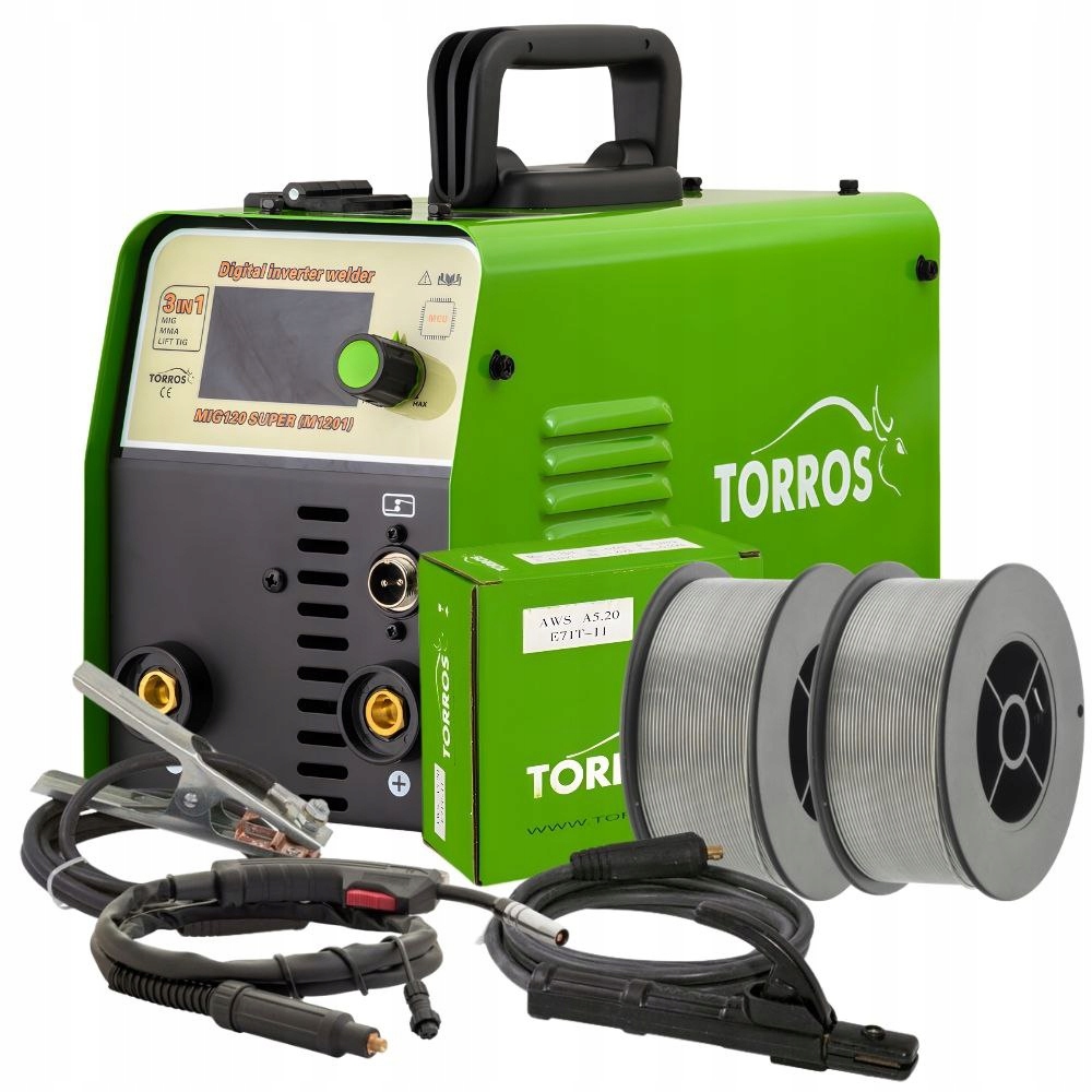 Spawarka Mig Mag Mma Tig Lift 120A Torros M1201 Igbt Drut x2