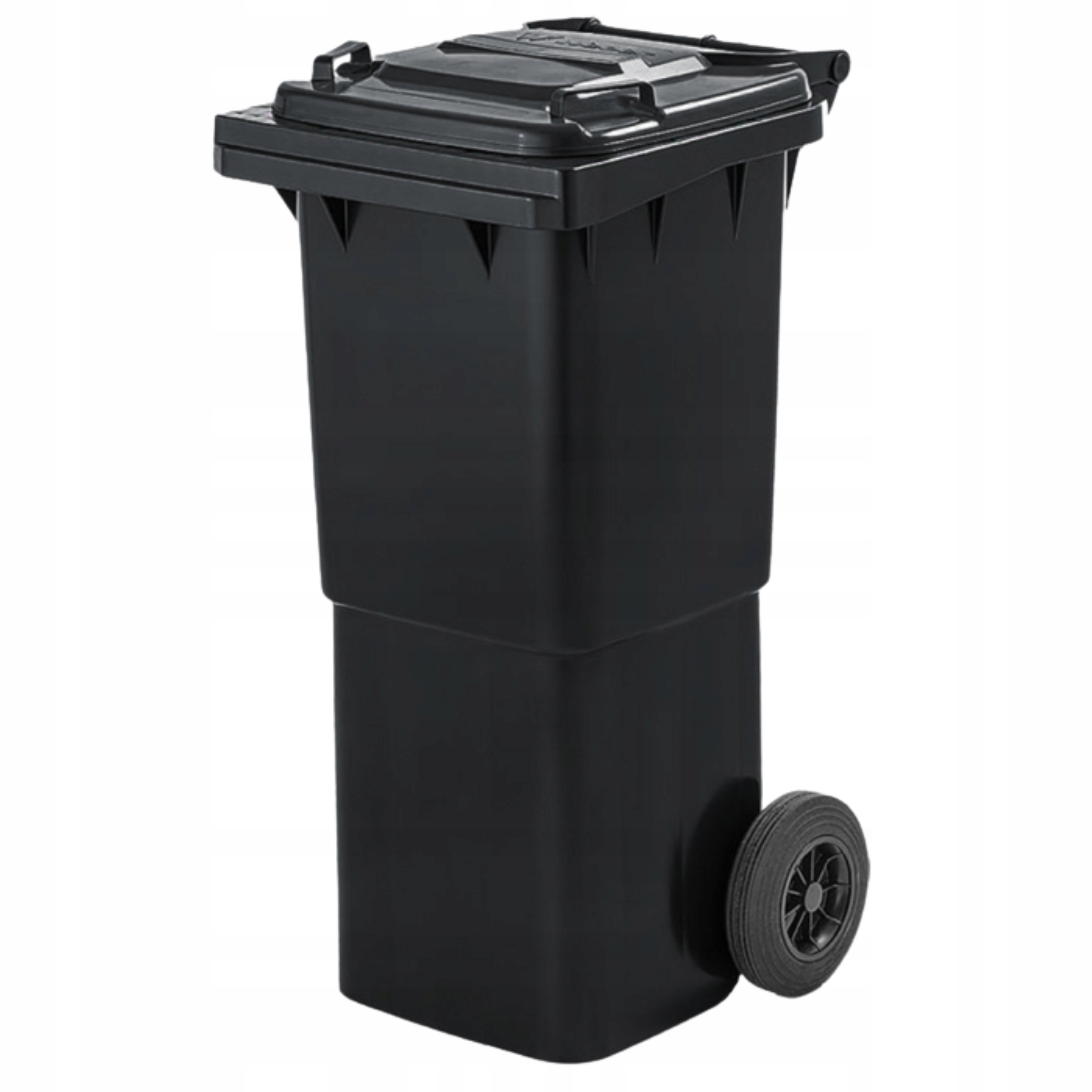 

Pojemnik kosz na śmieci 60l plastikowy czarny koła