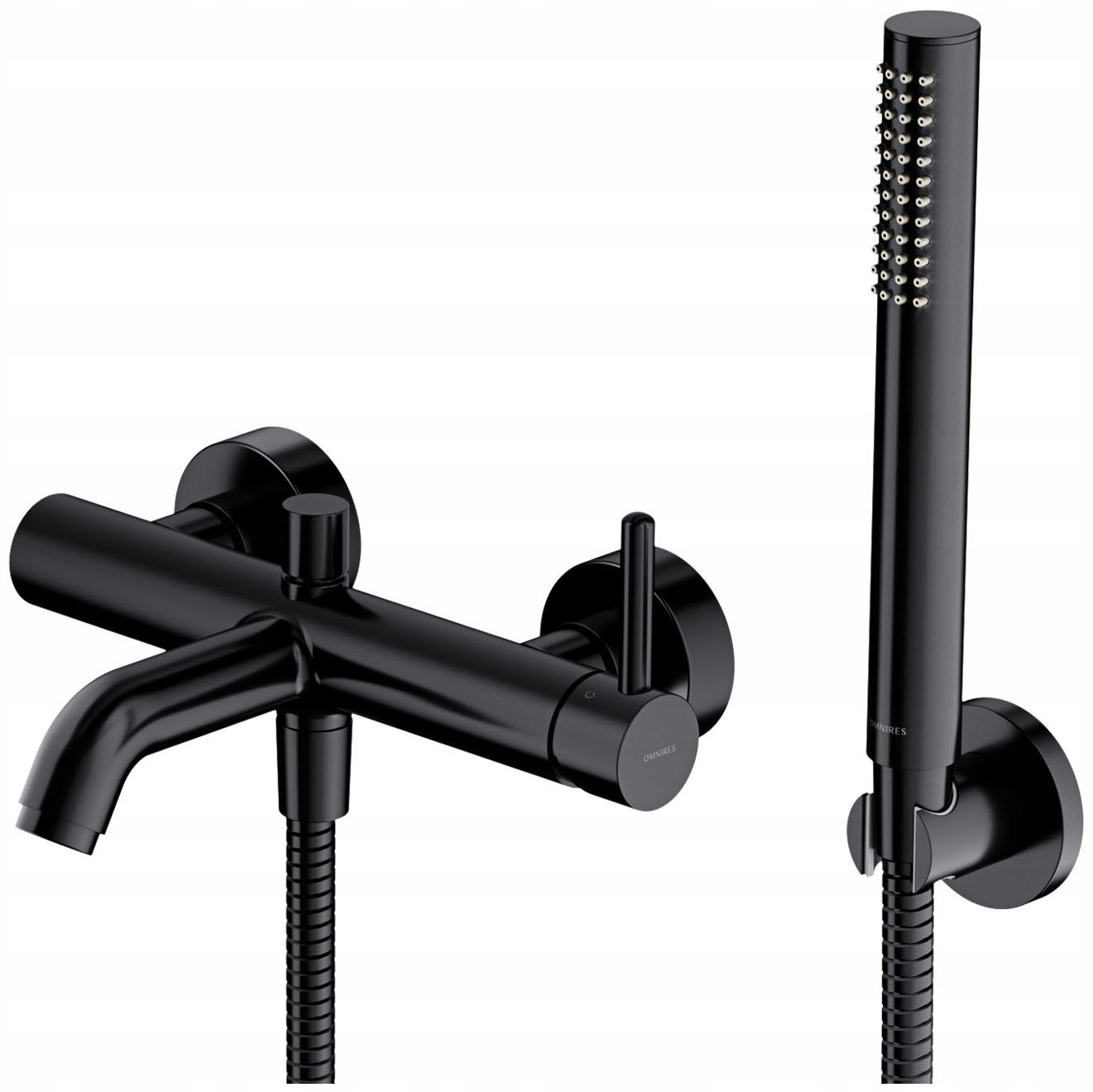 Omnires Vaňová Batéria So Sprchou Y, Čierna