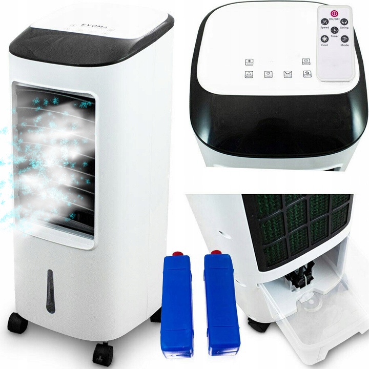 KLIMATYZER WODNY WIATRAK NAWILŻACZ KLIMATOR 7L OCZYSZCZANIE POWIETRZA PILOT